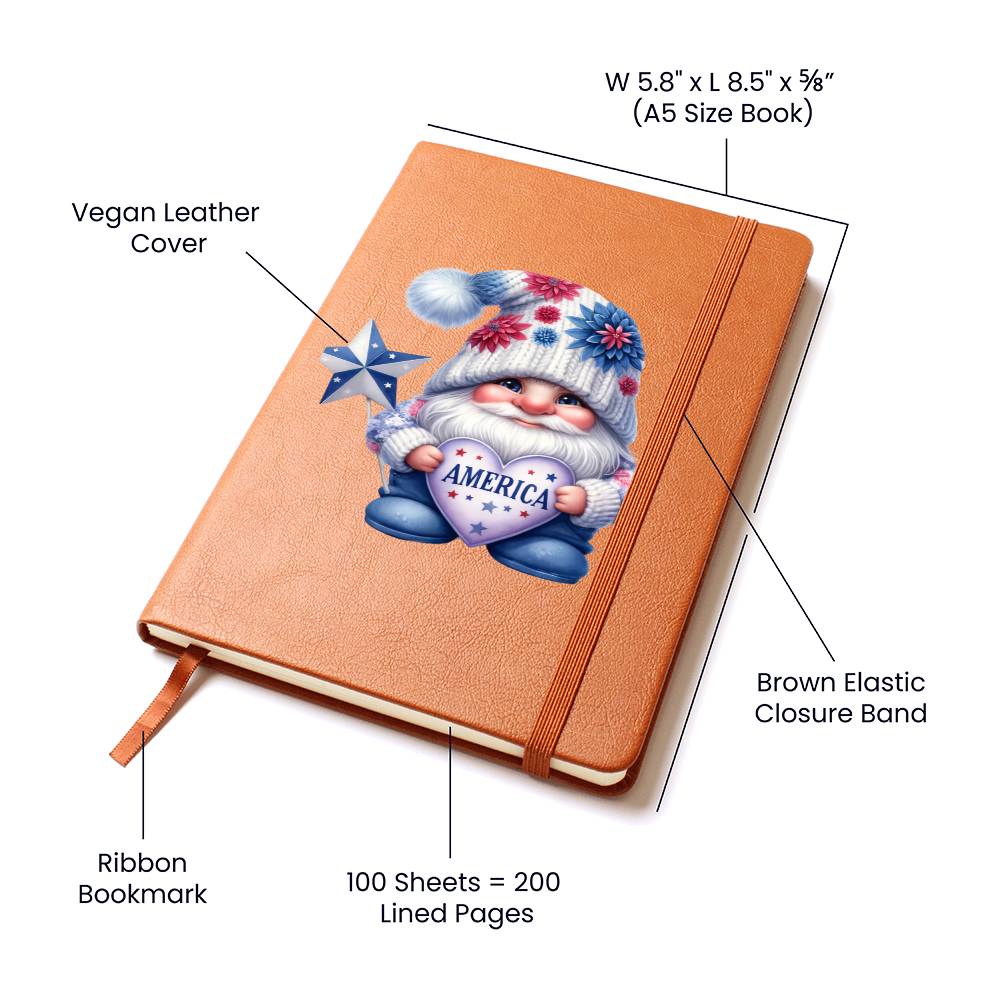 Gnome 0093 - Vegan Leather Journal