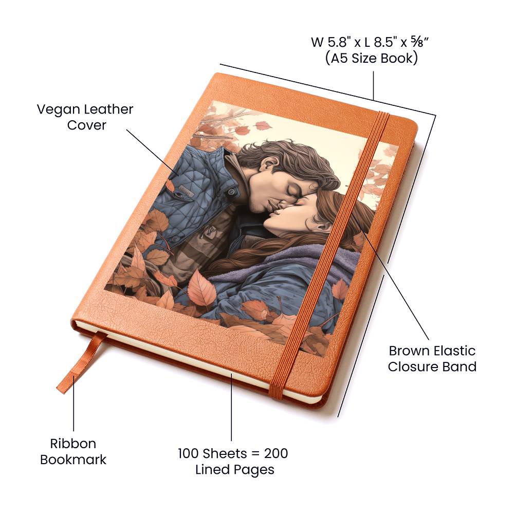 Valentine's Day Art 069 - Vegan Leather Journal