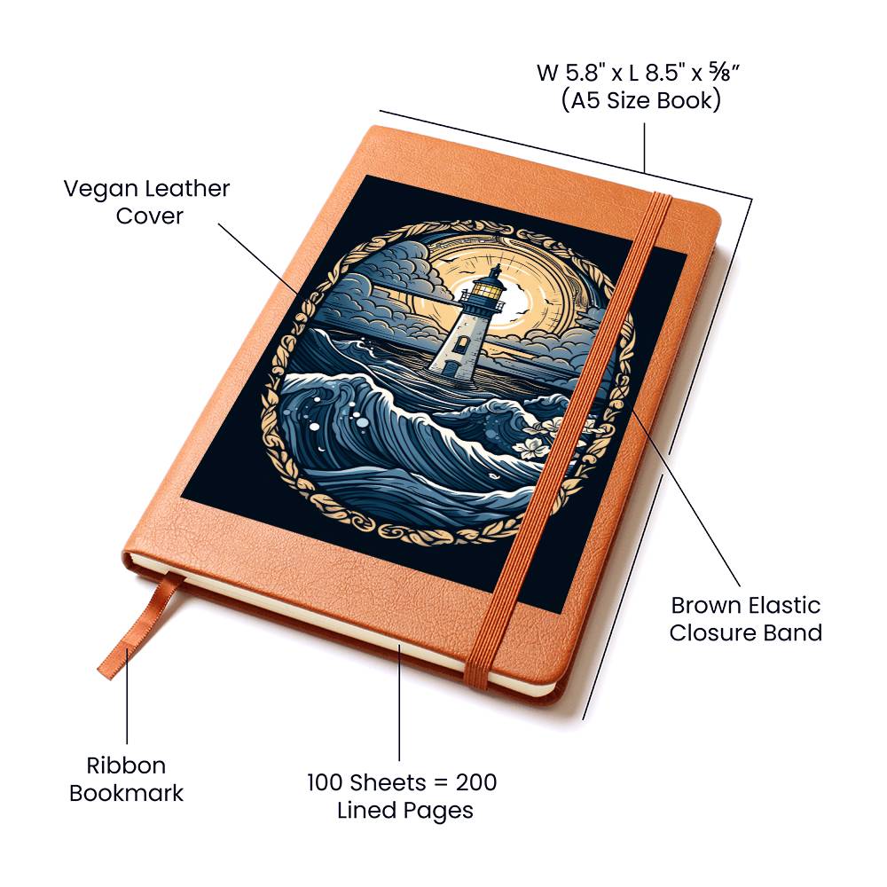 Minimalist BOHO Art 067 - Vegan Leather Journal