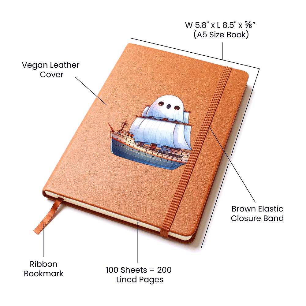 Cute Halloween Sticker 013 - Vegan Leather Journal