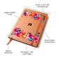Jo (Tropical Flowers) - Vegan Leather Journal
