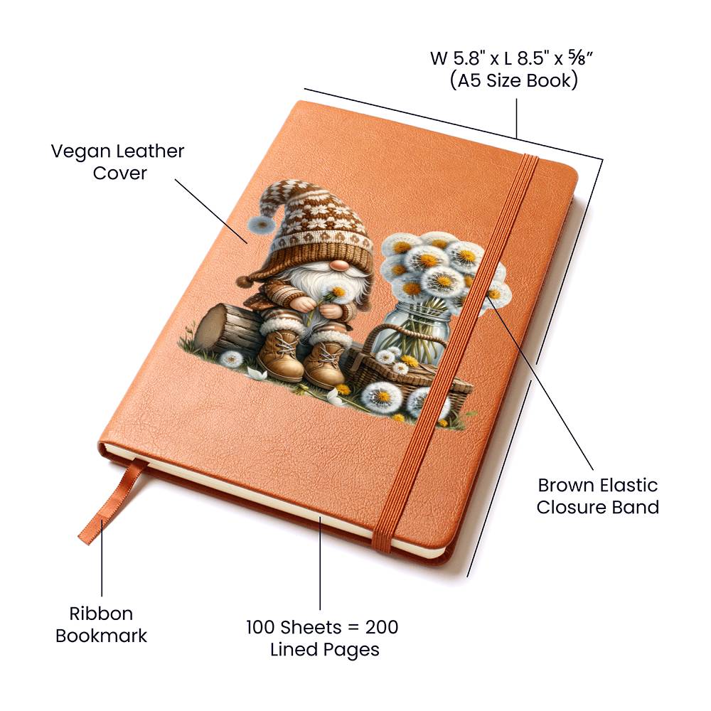 Gnome 0383 - Vegan Leather Journal