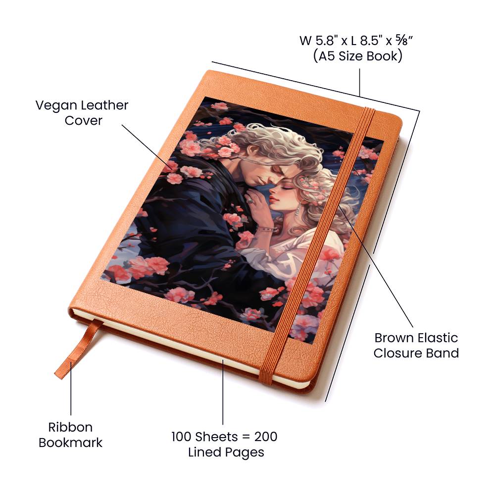 Valentine's Day Art 368 - Vegan Leather Journal