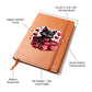Valentine's Day Black Cat 061 - Vegan Leather Journal