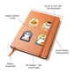 Cute Halloween Sticker 003 - Vegan Leather Journal