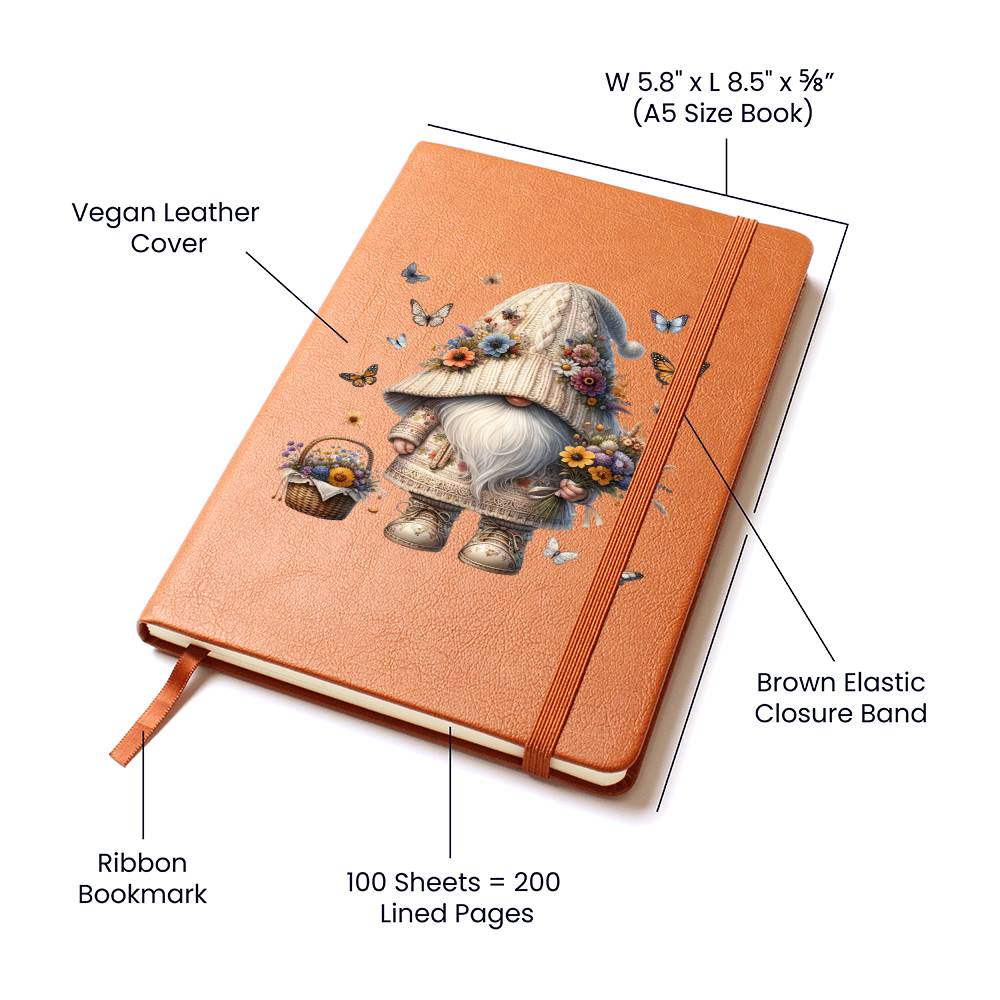 Gnome 1284 - Vegan Leather Journal