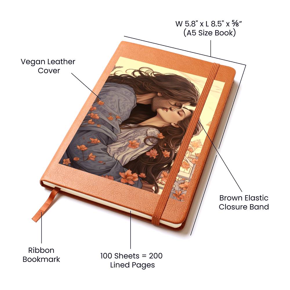 Valentine's Day Art 346 - Vegan Leather Journal