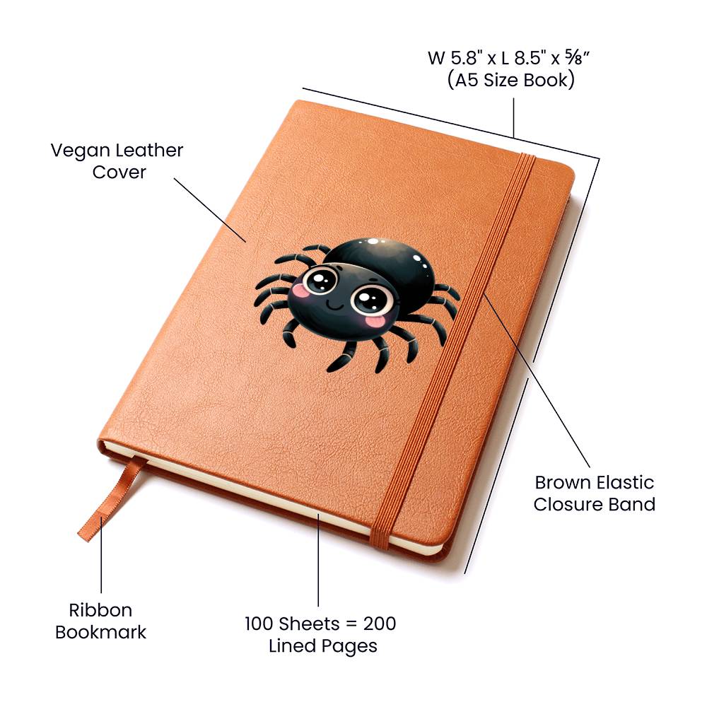 Cute Halloween Sticker 099 - Vegan Leather Journal