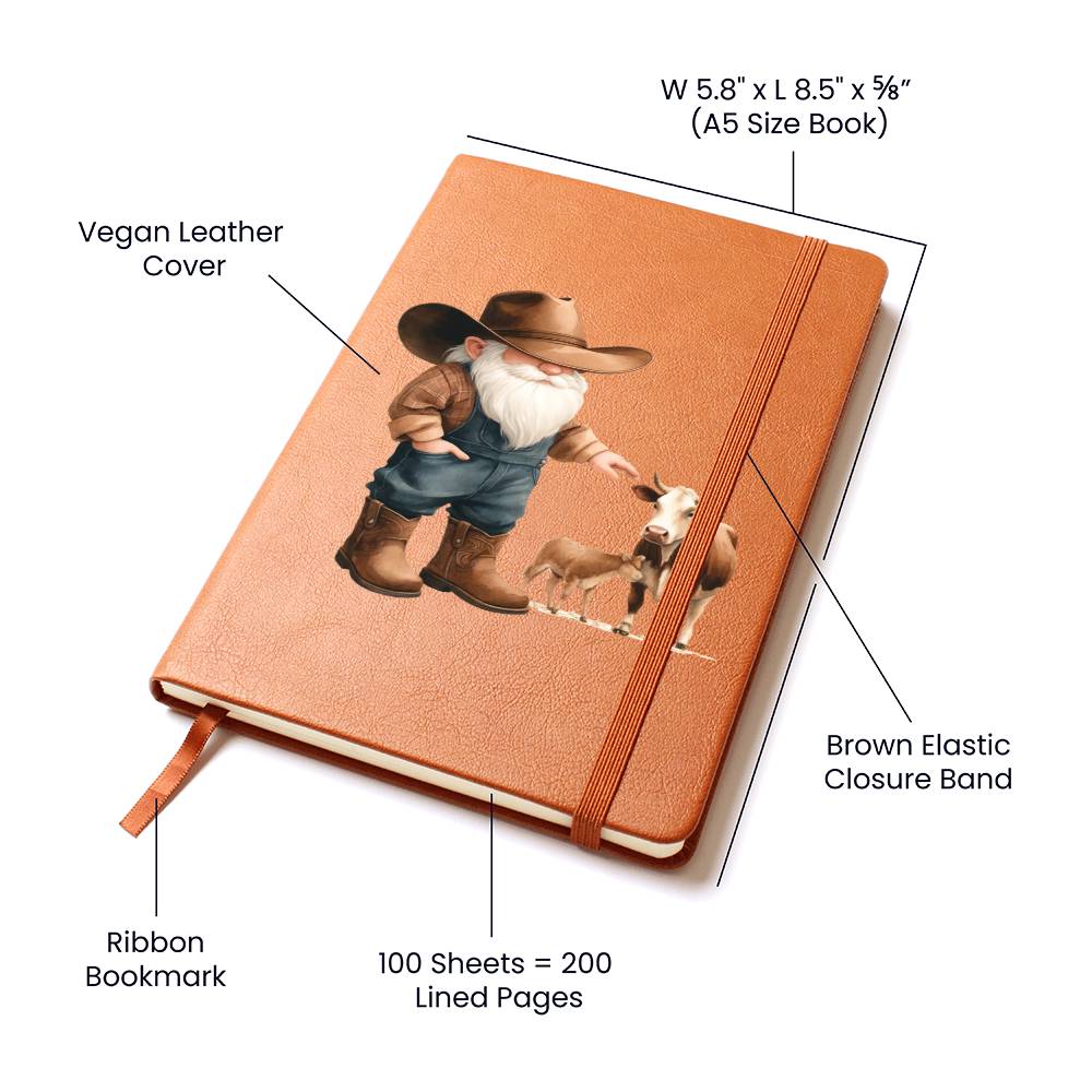 Gnome 0465 - Vegan Leather Journal