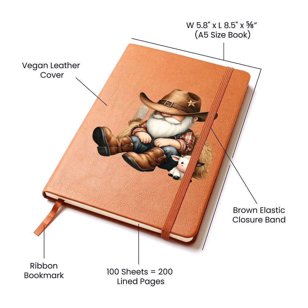 Gnome 0549 - Vegan Leather Journal