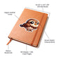 Cute Sparrow sticker 174 - Vegan Leather Journal