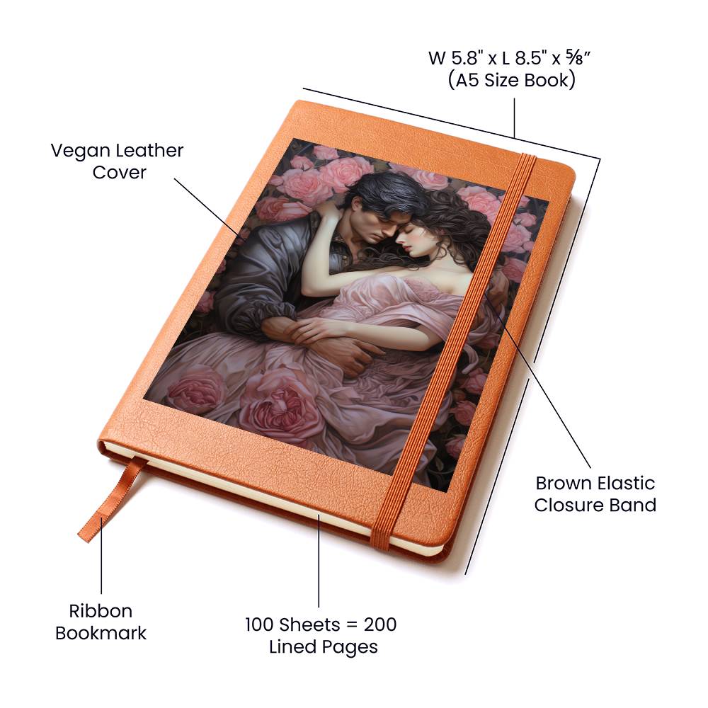 Valentine's Day Art 307 - Vegan Leather Journal
