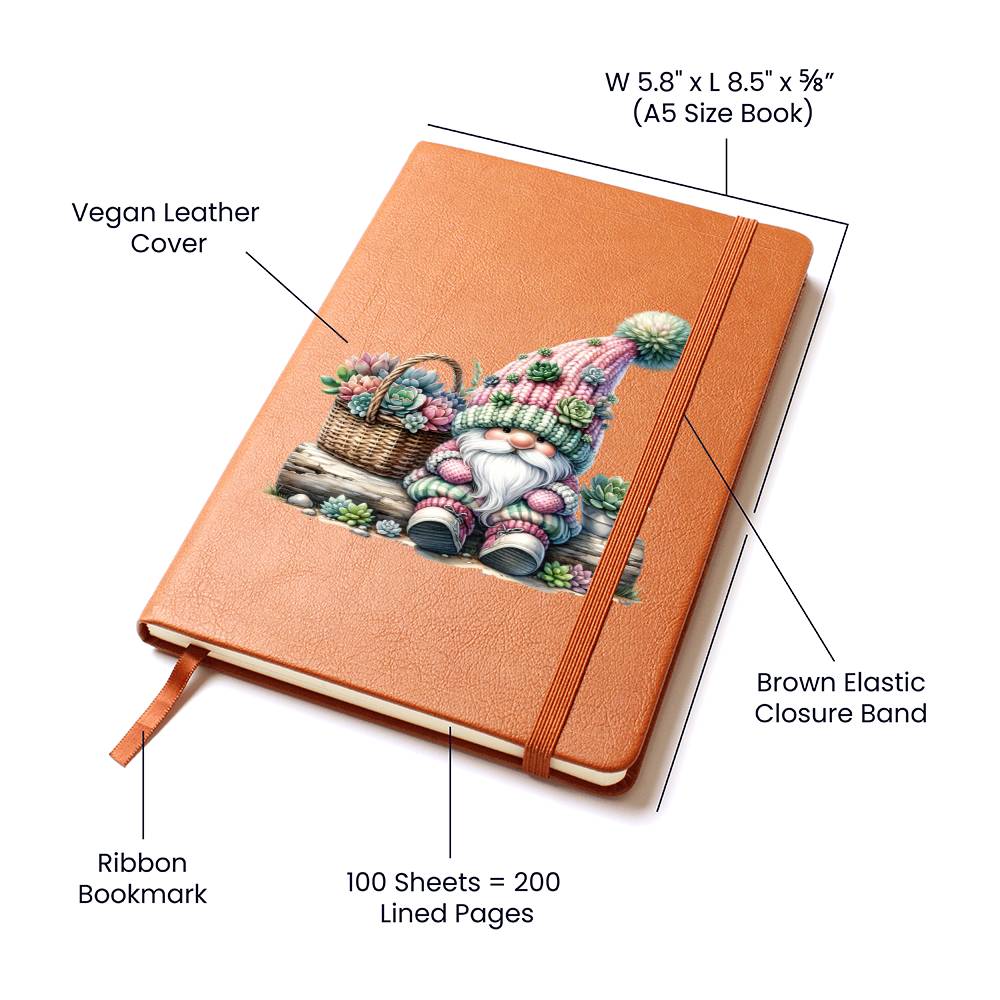 Gnome 0048 - Vegan Leather Journal