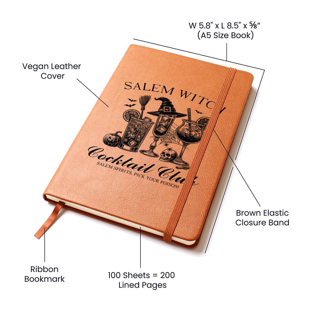 Halloween Witch Club 2 - Vegan Leather Journal
