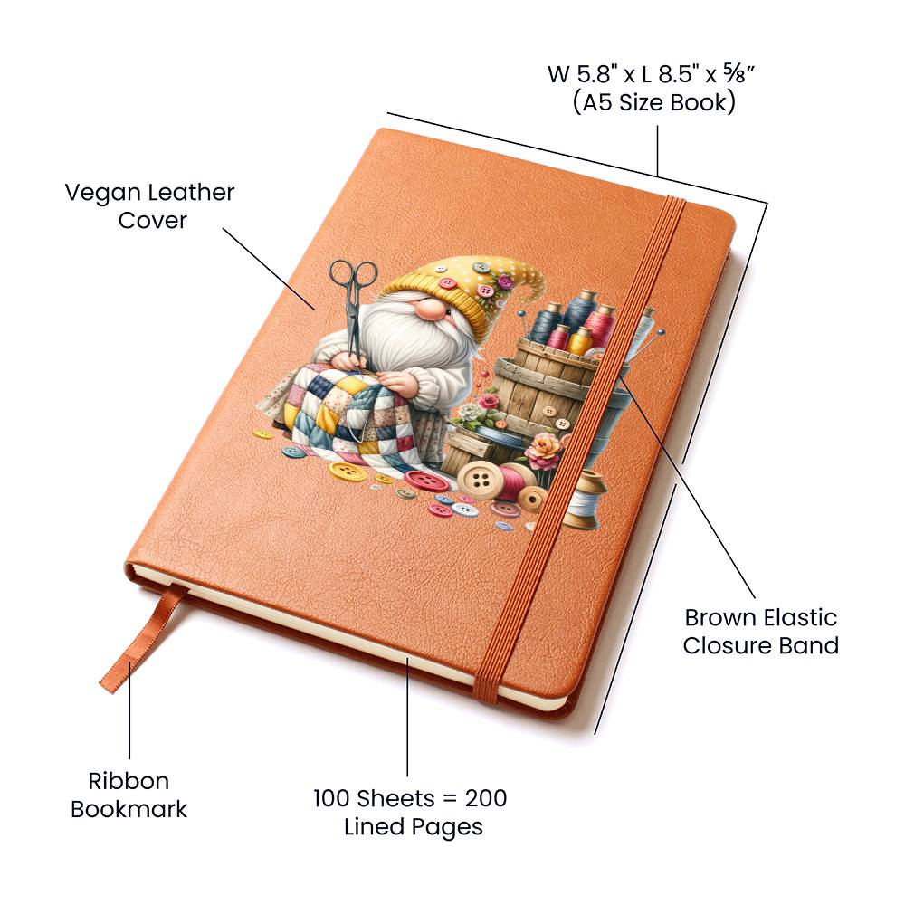 Gnome 0906 - Vegan Leather Journal