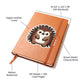 Cute Porcupine sticker 130 - Vegan Leather Journal