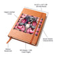 Valentine's Day Dog And Zipper 001 - Vegan Leather Journal