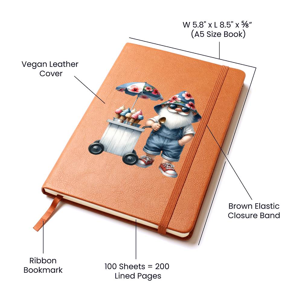 Gnome 0057 - Vegan Leather Journal