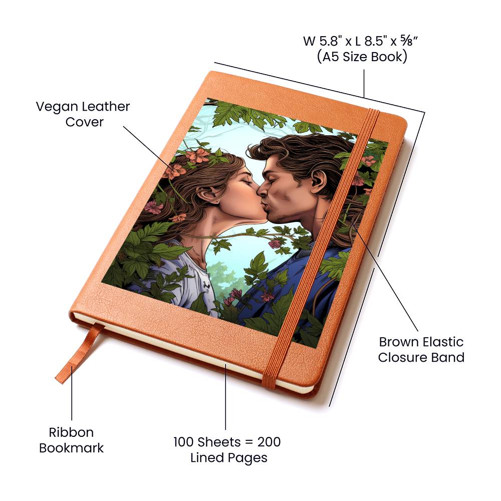 Valentine's Day Art 136 - Vegan Leather Journal