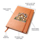 Christmas Gingerbread House 007 - Vegan Leather Journal