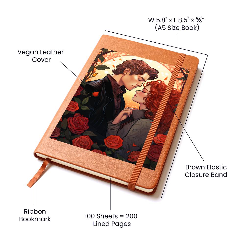 Valentine's Day Art 358 - Vegan Leather Journal