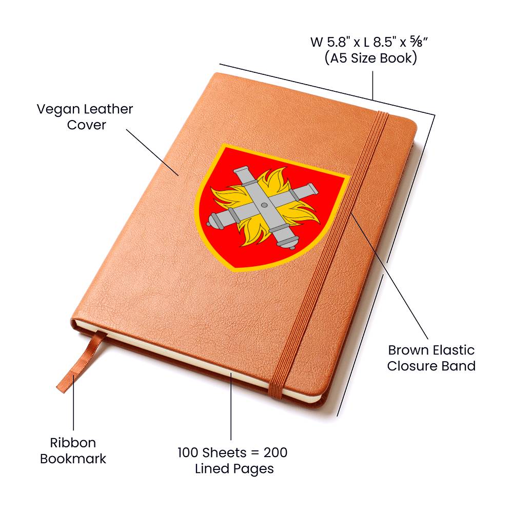 27th Rocket Artillery Brigade (Ukraine) - Vegan Leather Journal