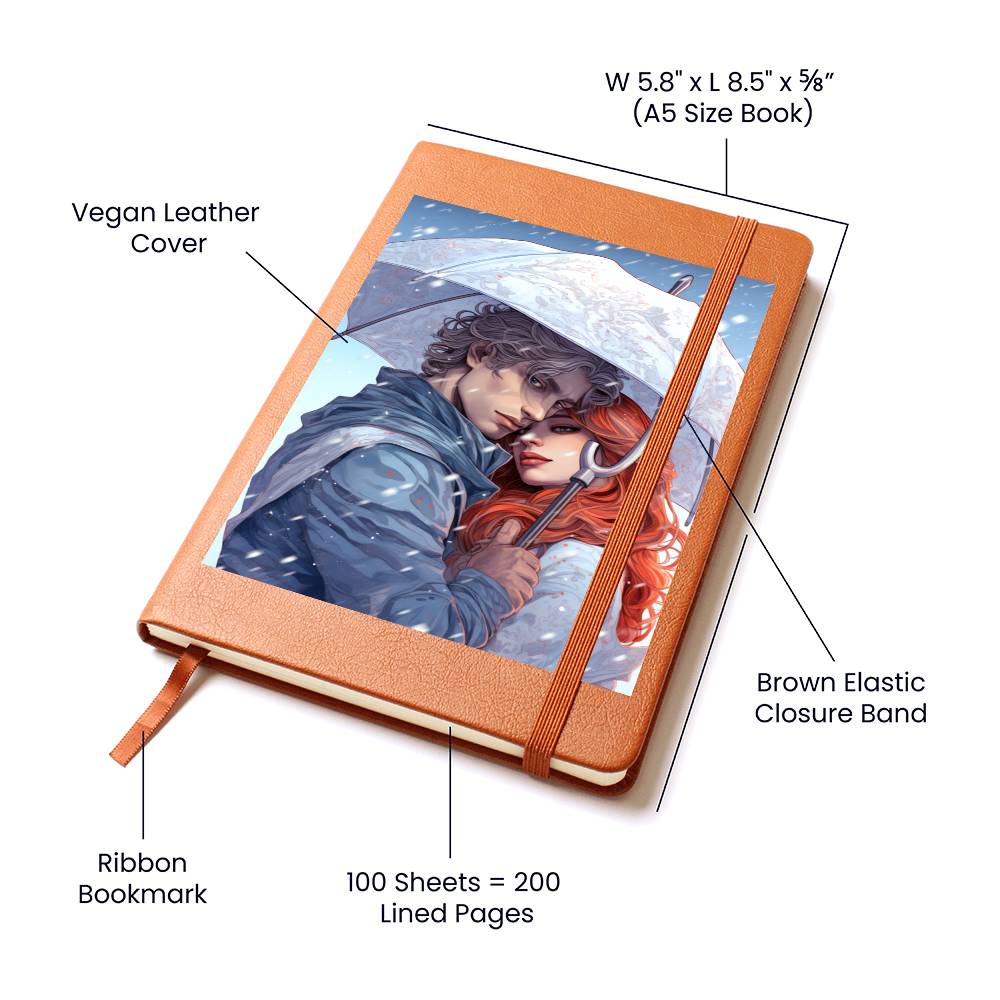 Valentine's Day Art 143 - Vegan Leather Journal