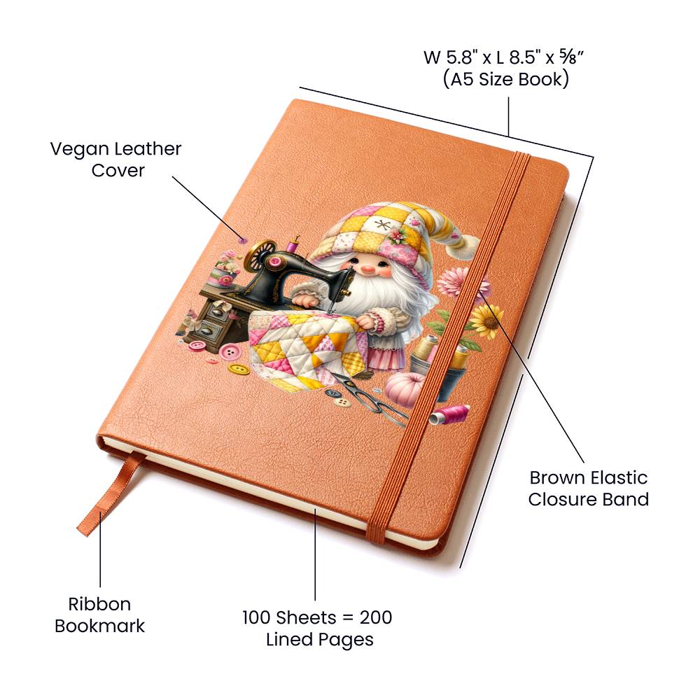 Gnome 0001 - Vegan Leather Journal