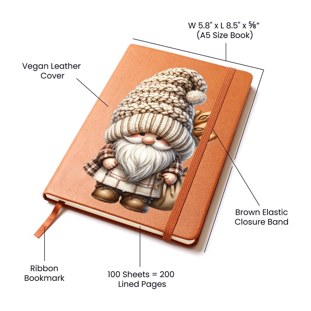 Gnome 0338 - Vegan Leather Journal