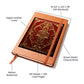 Ornate Gold Cover 017 - Vegan Leather Journal