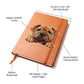 Shar-Pei Peeking - Vegan Leather Journal