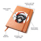 Christmas Dog - Portuguese Water - Vegan Leather Journal