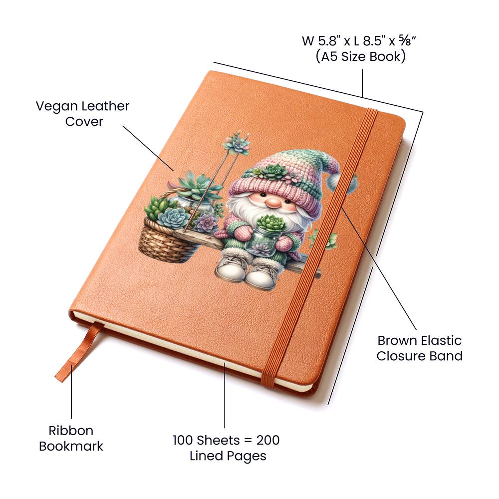 Gnome 1337 - Vegan Leather Journal