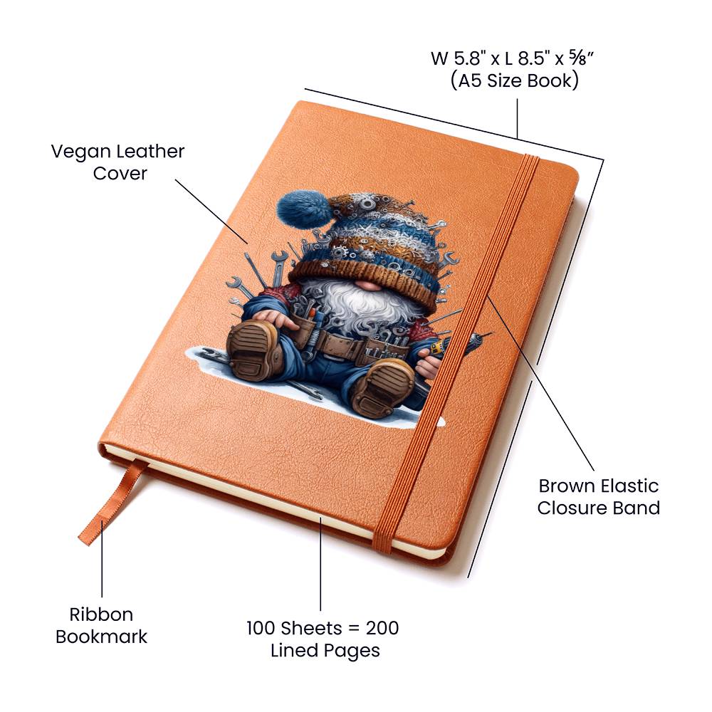 Gnome 0563 - Vegan Leather Journal