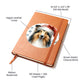 Christmas Dog - Collie - Vegan Leather Journal