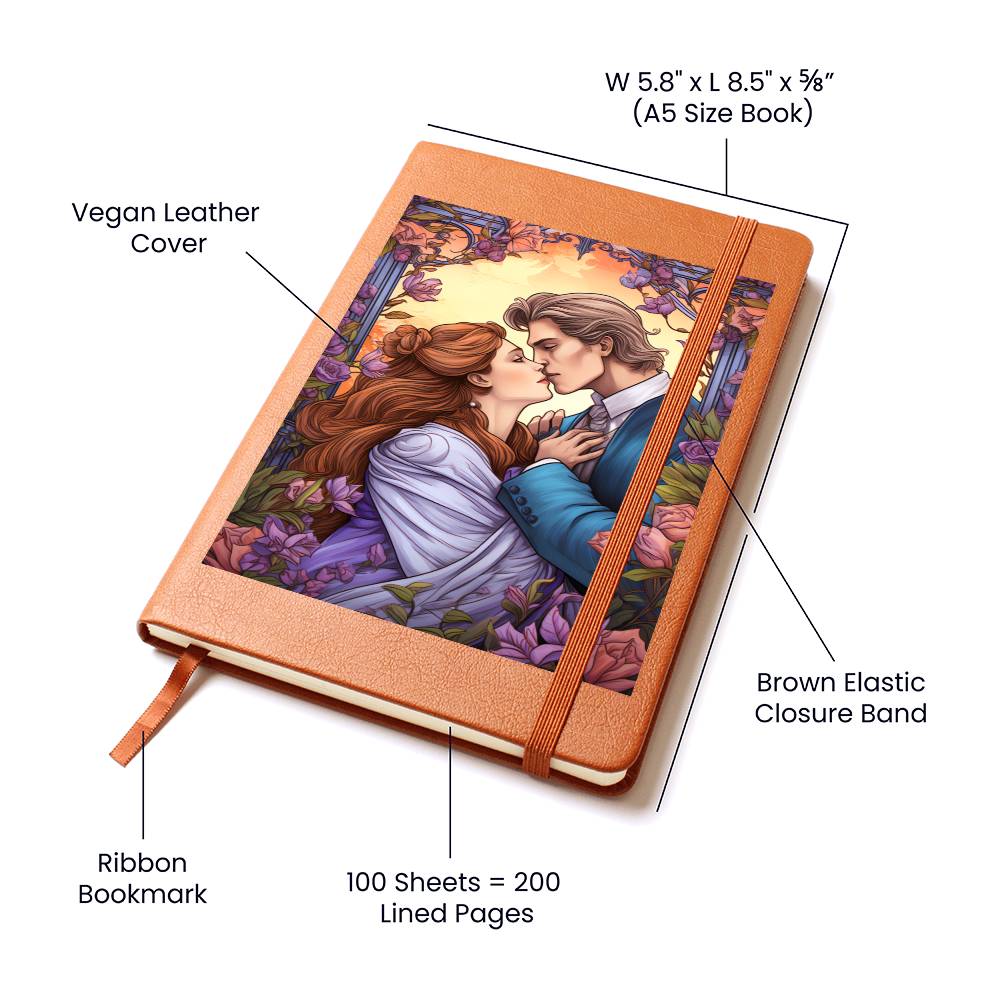 Valentine's Day Art 393 - Vegan Leather Journal