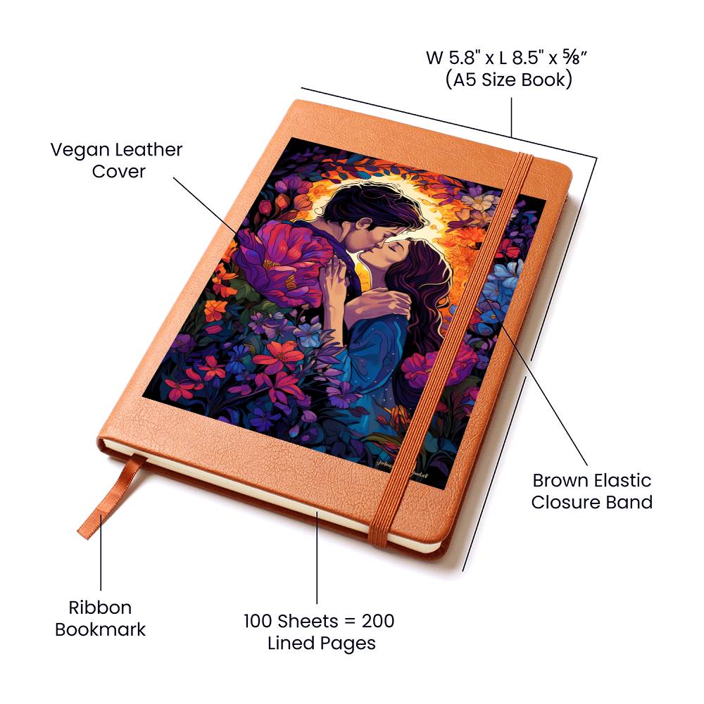 Valentine's Day Art 416 - Vegan Leather Journal