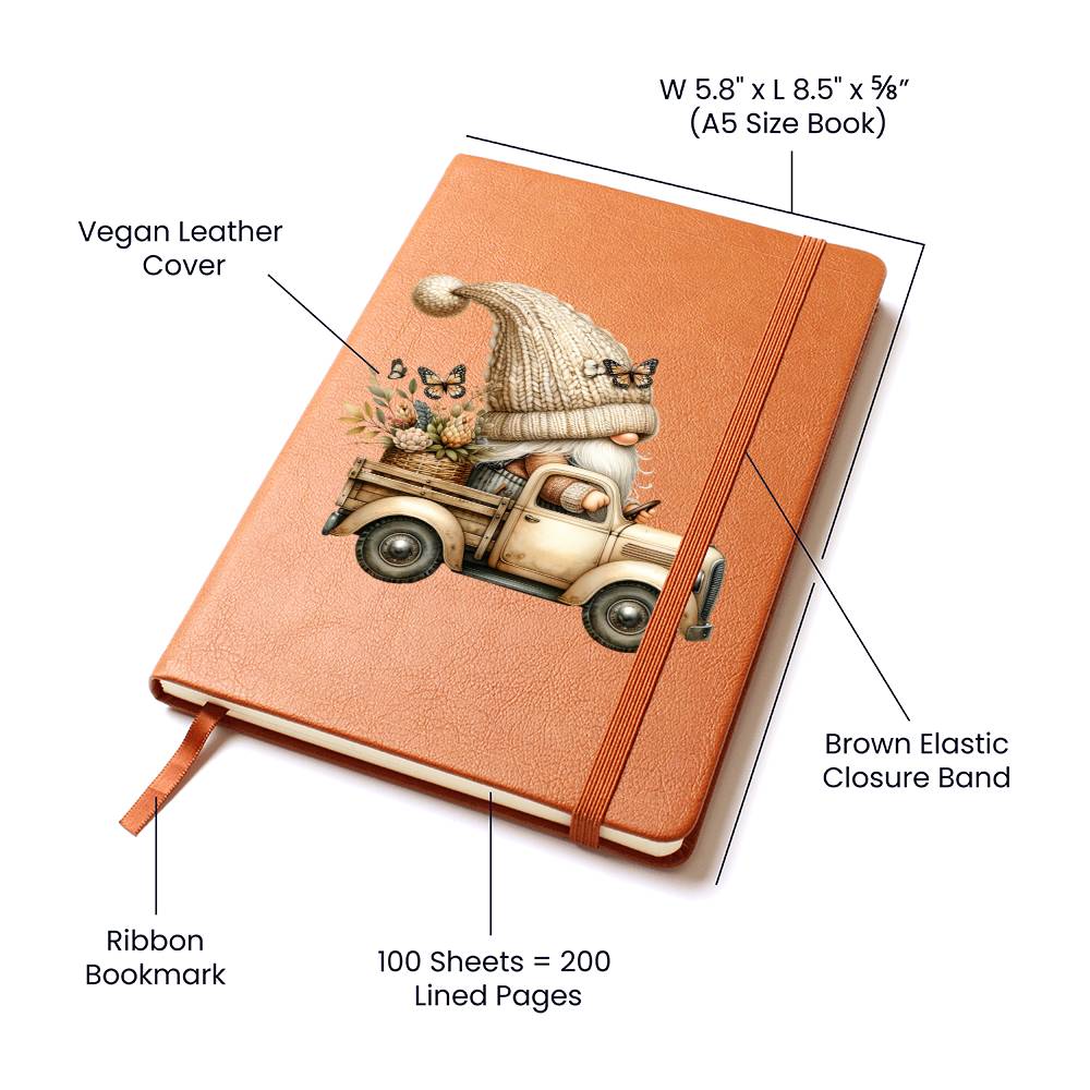Gnome 1282 - Vegan Leather Journal