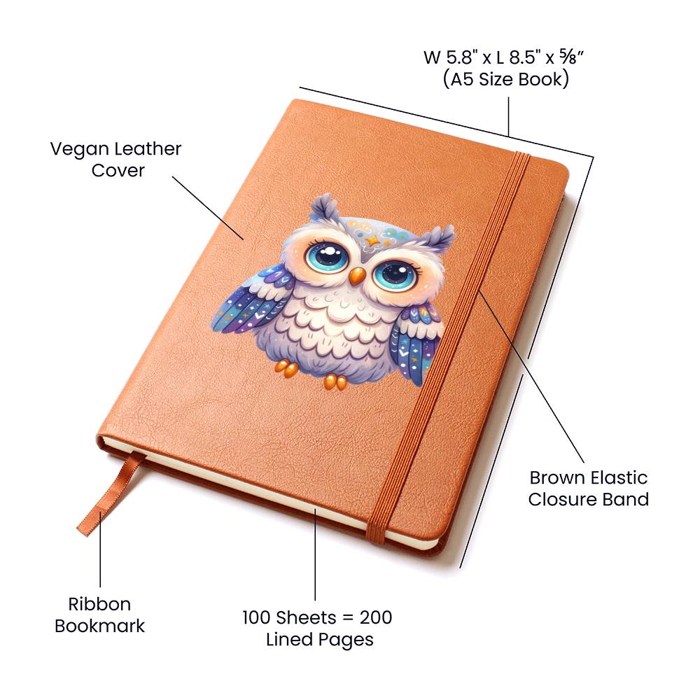 Cute Halloween Sticker 084 - Vegan Leather Journal