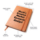World's Greatest Market Research Analyst v1 - Vegan Leather Journal