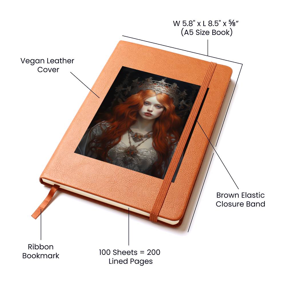 Goddess 019 - Vegan Leather Journal