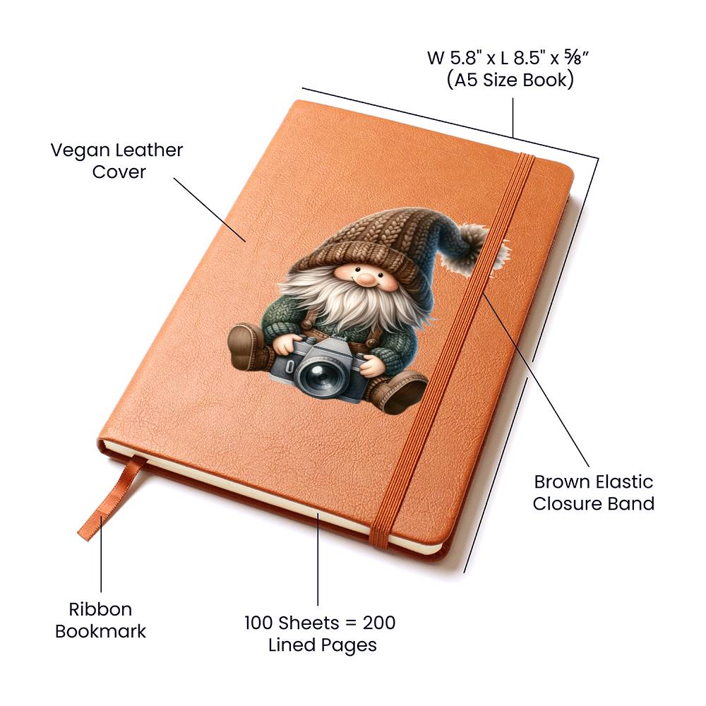 Gnome 0844 - Vegan Leather Journal
