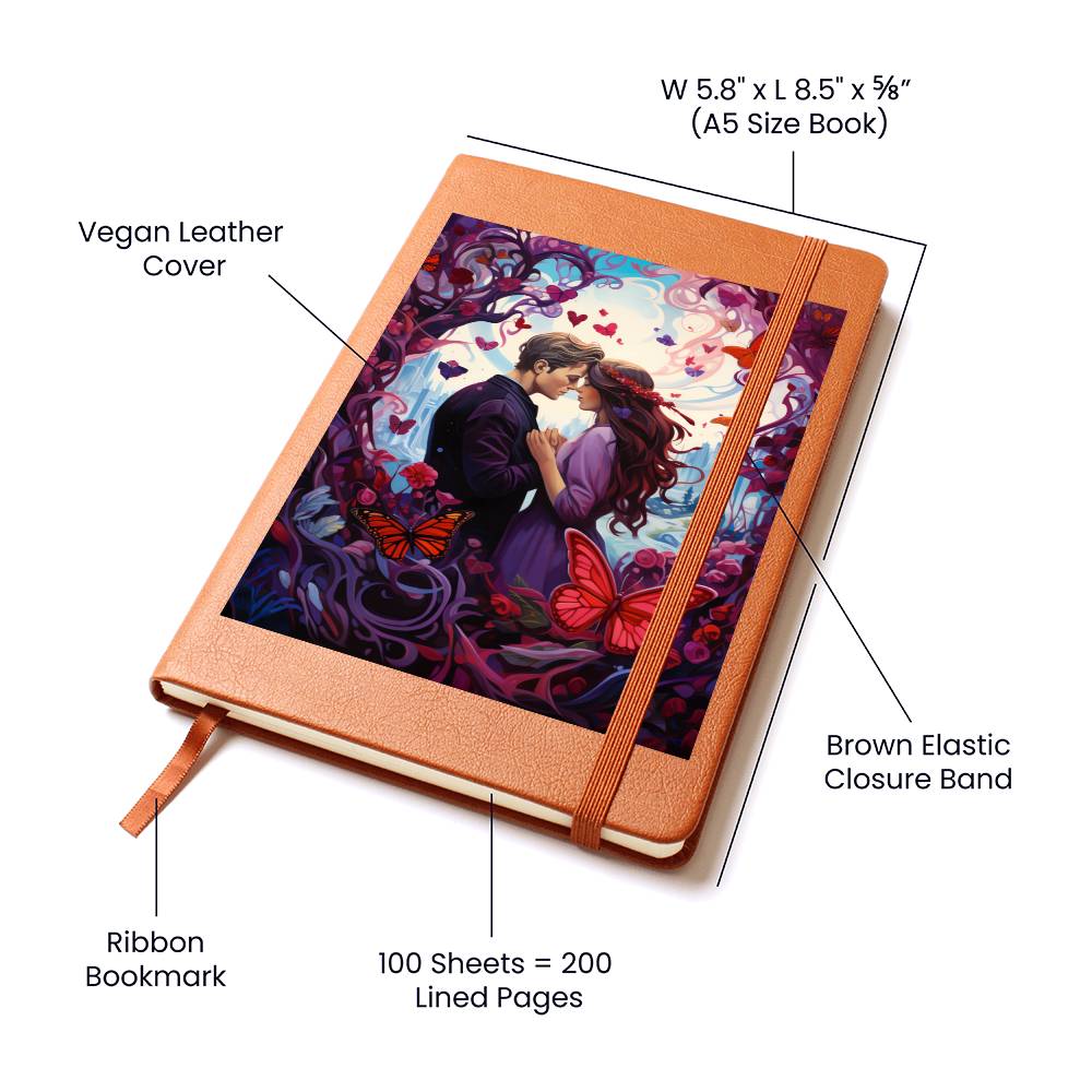 Valentine's Day Art 320 - Vegan Leather Journal