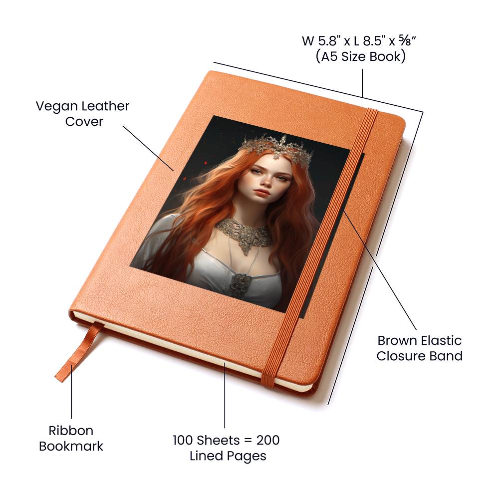 Goddess 018 - Vegan Leather Journal