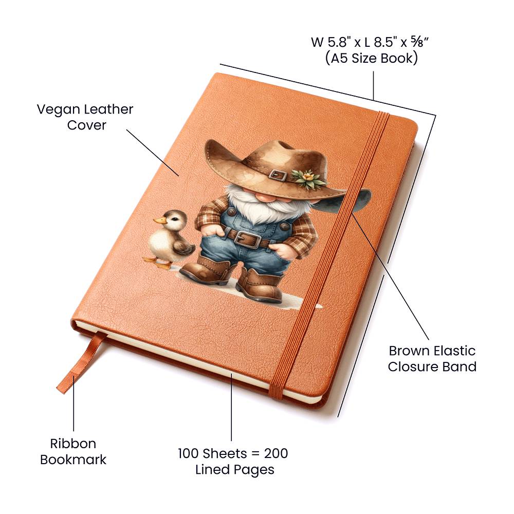 Gnome 0484 - Vegan Leather Journal