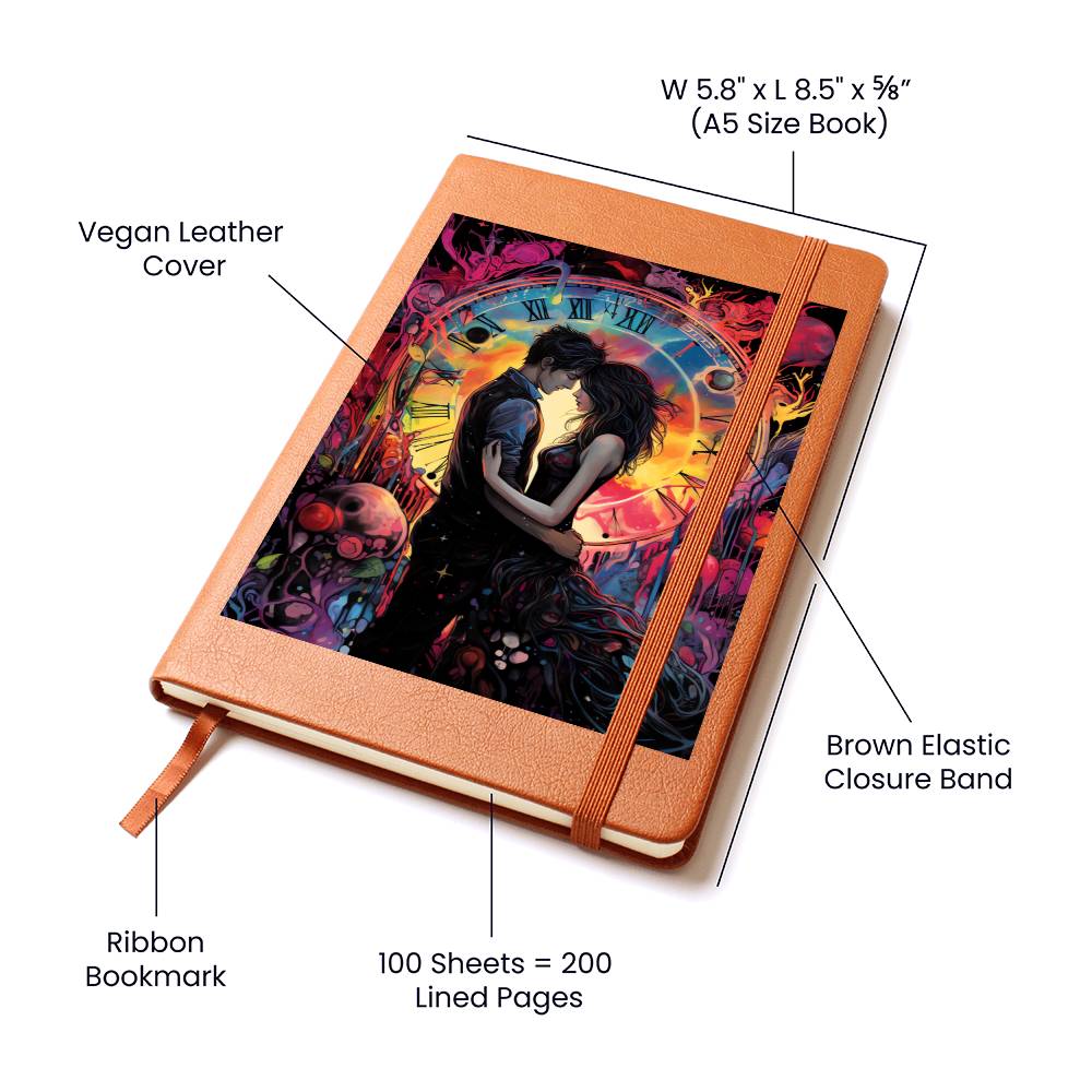 Valentine's Day Art 001 - Vegan Leather Journal