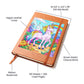 Cute Unicorn 047 - Vegan Leather Journal