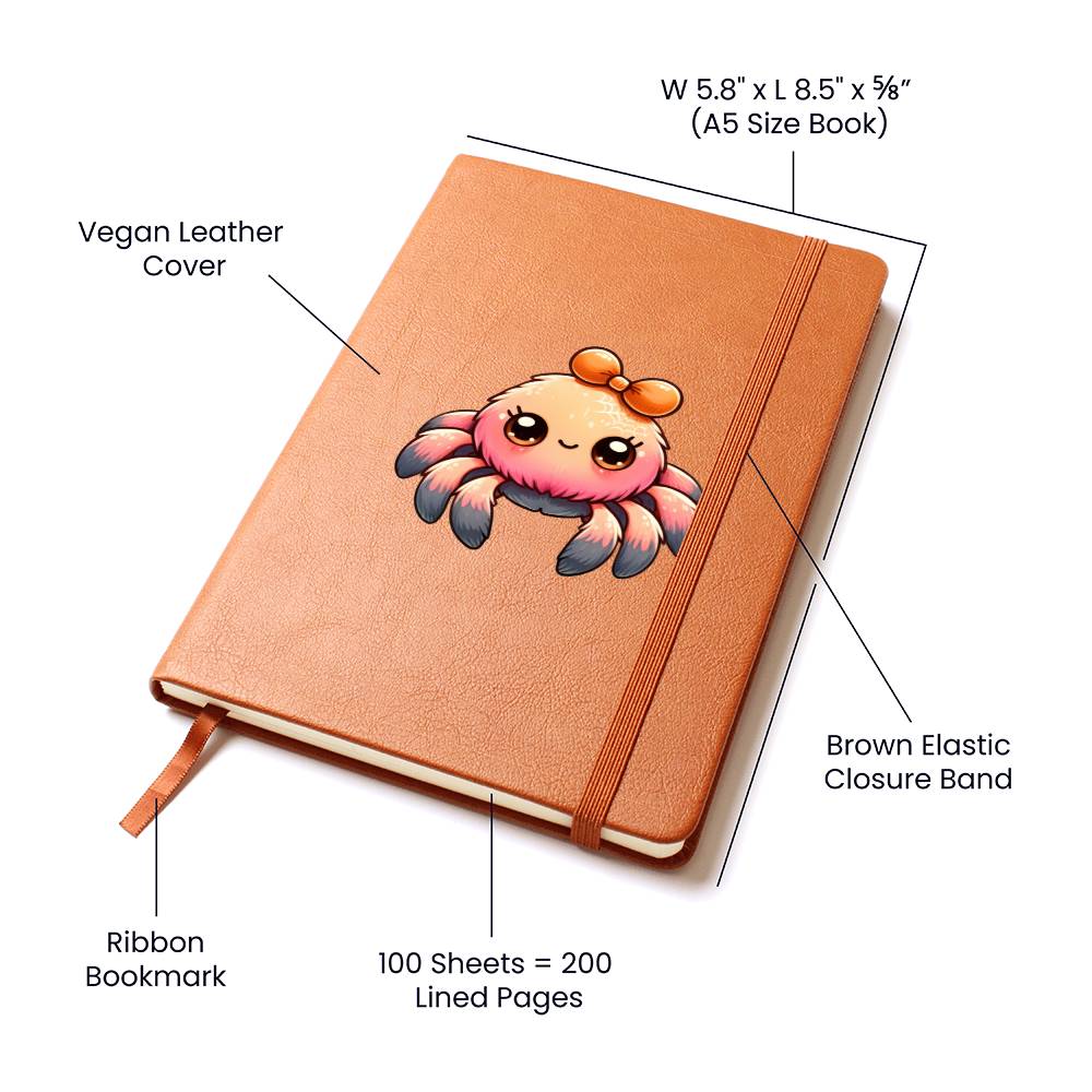 Cute Halloween Sticker 066 - Vegan Leather Journal
