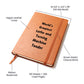 World's Greatest Lathe and Turning Machine Tender v1 - Vegan Leather Journal