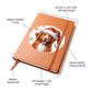 Christmas Dog - Nova Scotia Duck Tolling Retriever - Vegan Leather Journal